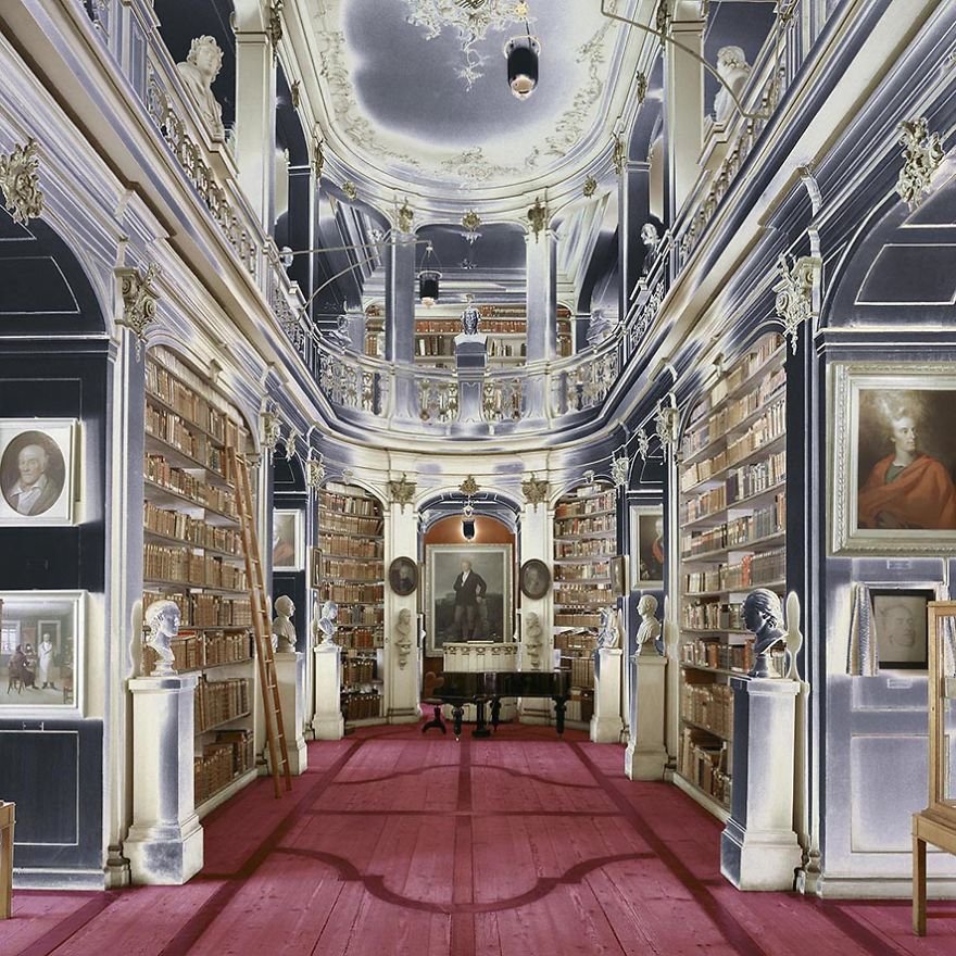 Duchess Anna Amalia Library, Weimar, Německo