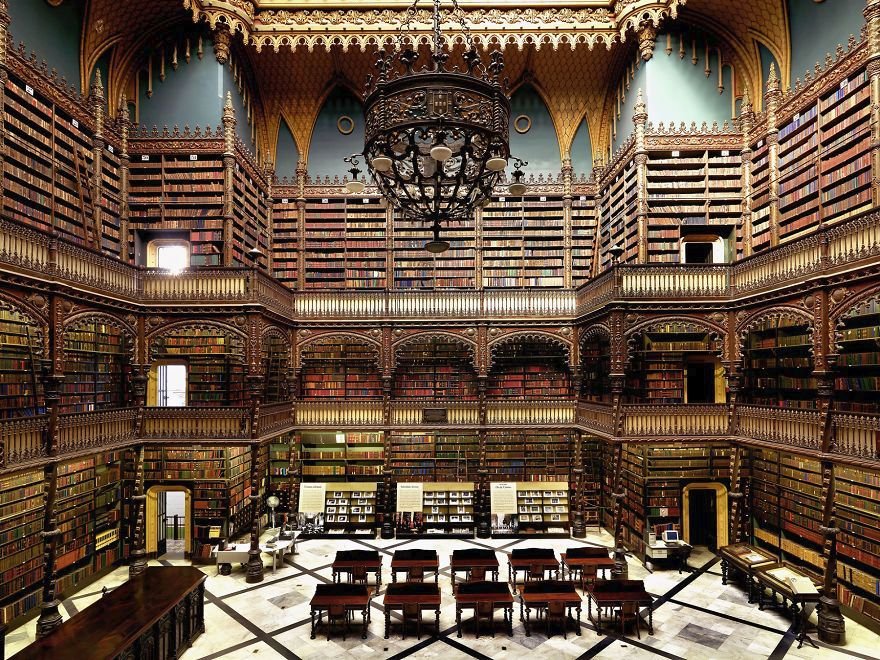 Royal Portuguese Cabinet Of Reading, Rio De Janeiro, Brazílie