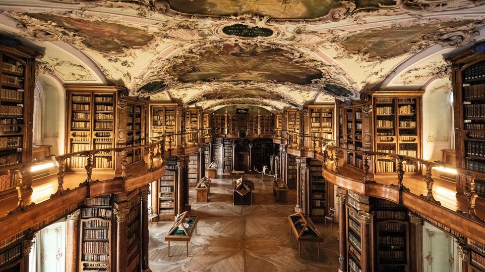 Stiftsbibliothek St. Gallen, Sankt Gallen, Švýcarsko