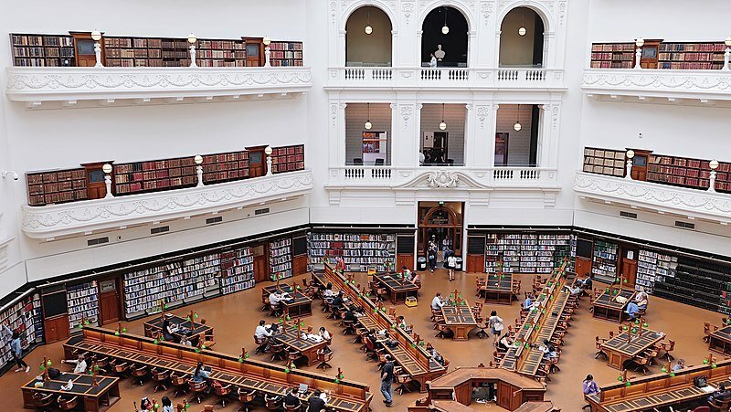 State Library Victoria, Melbourne, Austrálie