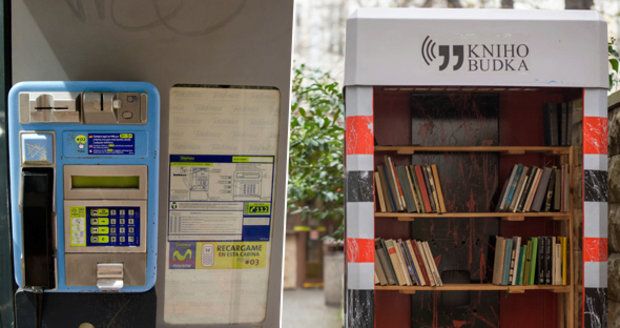 Telefonní automaty mizí po stovkách. Část z nich se mění na „knihobudky“
