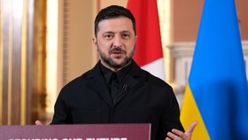 Setkání s novináři v Londýně po jednání "koalice ochotných": Volodymyr Zelenskyj (24. 10. 2025)