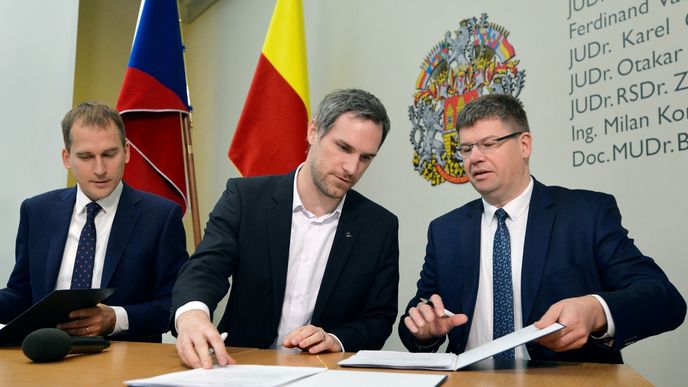 Nové vedení Prahy podepsalo koaliční smlouvu.