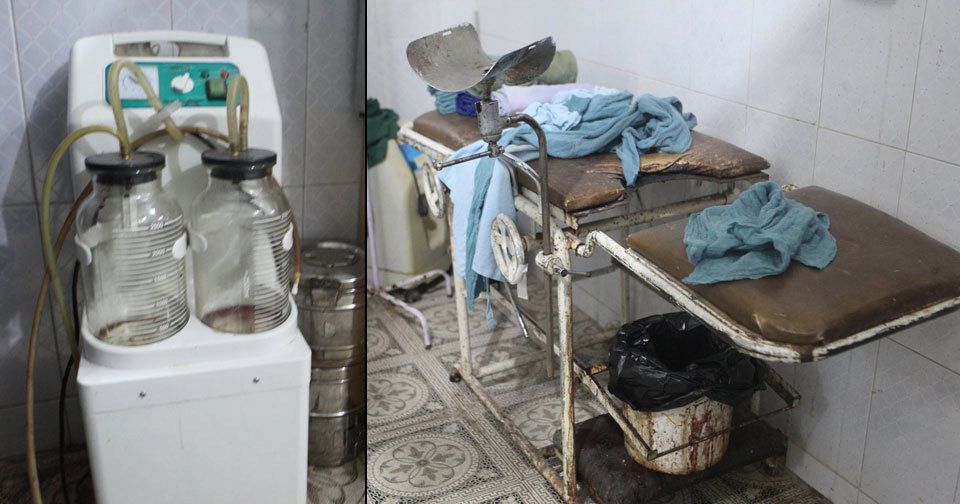 Porodnice v syrském Kobani: Staré a rozpadající se zařízení, ve kterém se narodí denně 15 dětí.