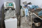 Porodnice v syrském Kobani: Staré a rozpadající se zařízení, ve kterém se narodí denně 15 dětí.