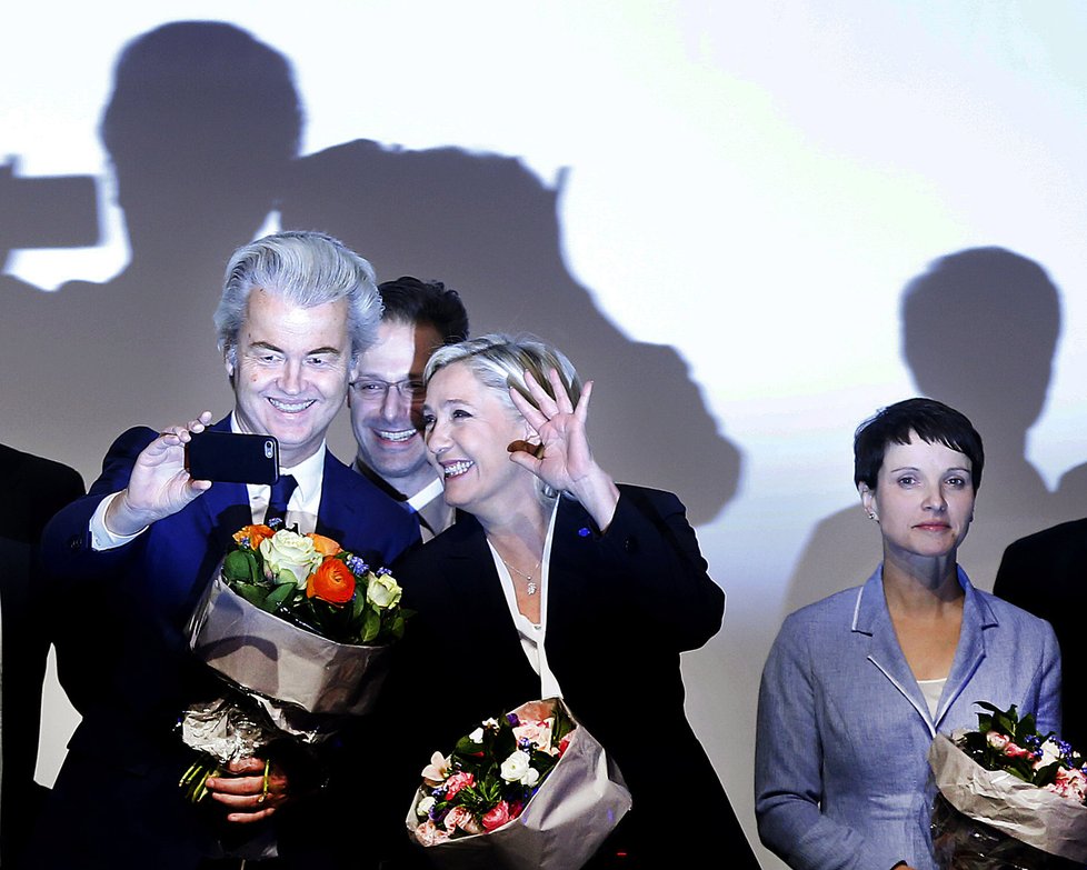 Předseda krajně pravicové Strany pro svobodu Geert Wilders