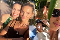 Modelky Kocianová a Vojtová: Krásky si užívají v Miami!