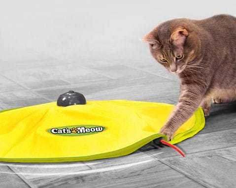 Elektronická hračka Hütermann Cat&#39;s Meow Predator s pohyblivou myší 4 rychlosti, cena od 352 Kč