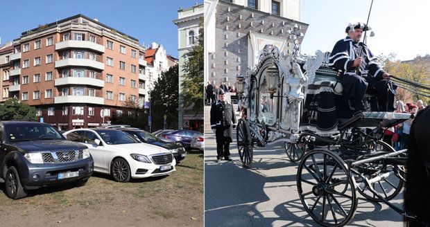 Policisté museli zakročit na pohřbu Jana Kočky mladšího (†28)! Rozdávali pokuty za špatné parkování!