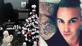 Vánoce plné smutku: Václav Kočka nejmladší navštívil hrob otce a syna