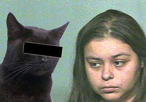 Kristina Michelle Brown byla zatčena po opravdu bizarním napadení. Chtěla zabít souseda, protože věděl o jejím poměru s kočkou.