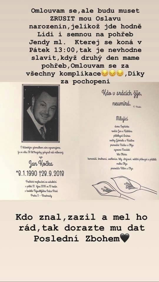 Na parte Jana Kočky jsou uvedeny dvě matky