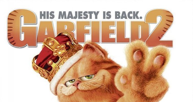 Garfield je nejspokojenější s plným břichem