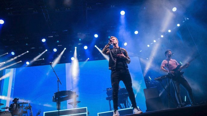 Skupina Kodaline na festivalu Sziget v Budapašti