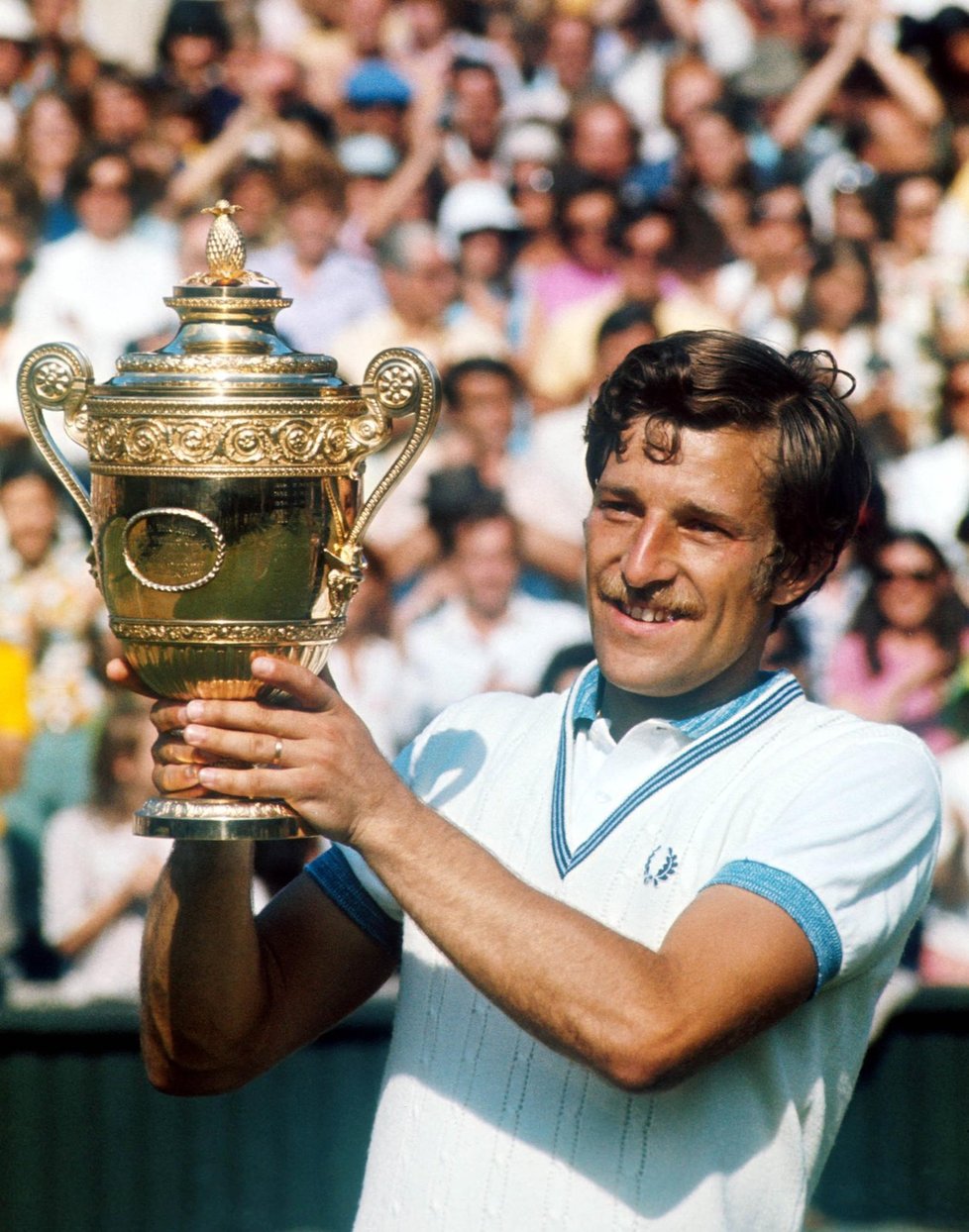 Nejslavnější okamžik – wimbledonský triumf z roku 1973. Kodeš vyhrál celkem tři grandslamy.