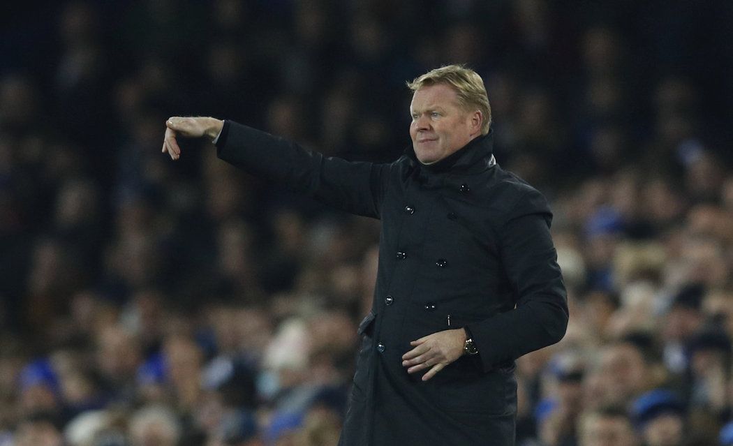 Trenér Evertonu Ronald Koeman