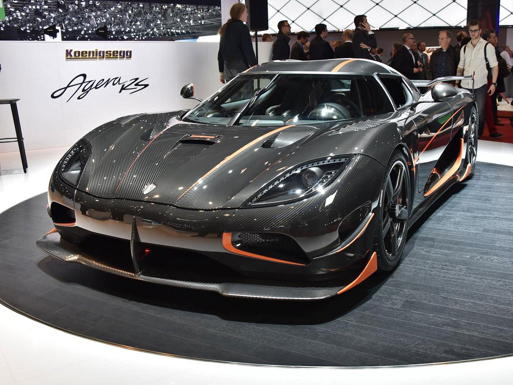 Koenigsegg Agera RS boural při testování