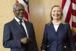 Kofi Annan a Hillary Clinton
