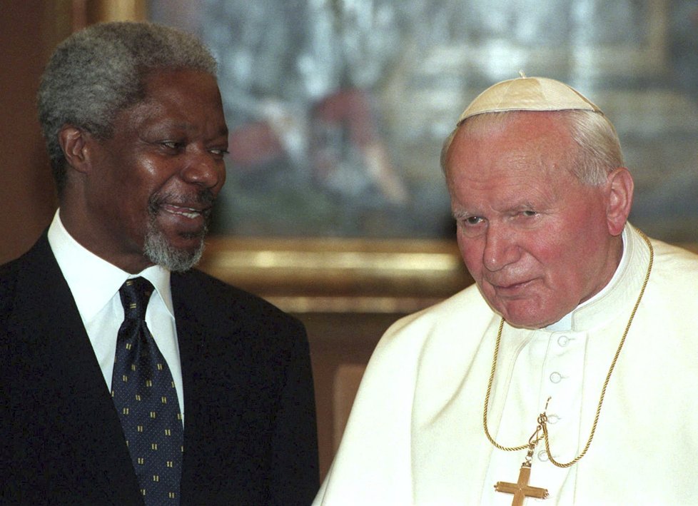 Annan a papež Jan Pavel II.