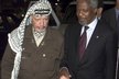 Annan a palestinský prezident Yasser Arafat
