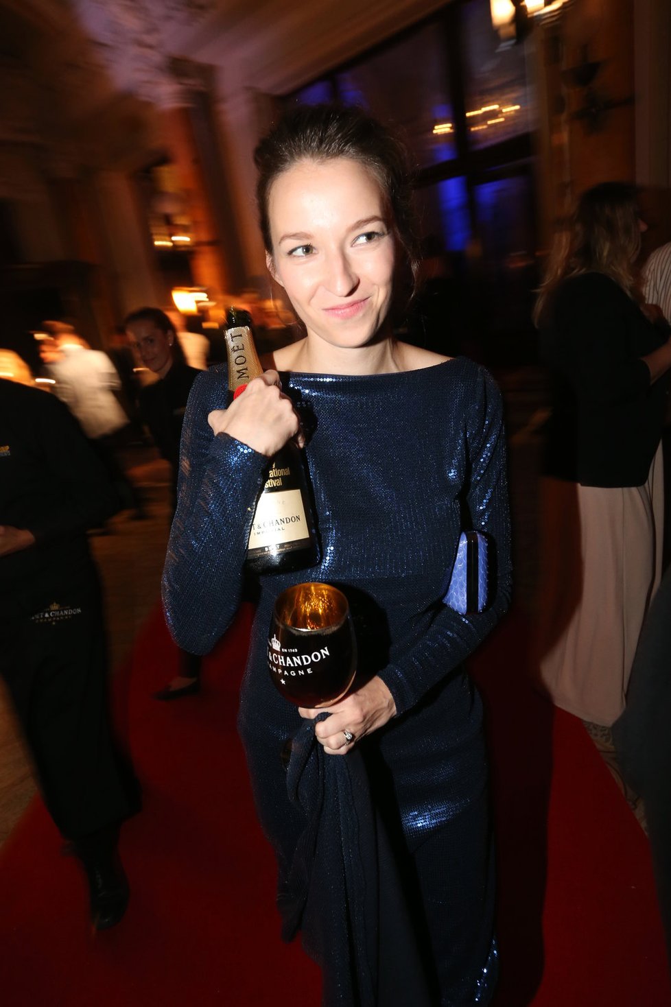 Berenika Kohoutová na Moët party.