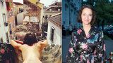 Nestydatá Berenika Kohoutová za hranicí: Na balkoně vyšpulila knoflíček s červenou nitkou