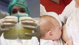 Porodnice v Podolí shání mateřské mléko: Dárkyním nabízí až 1200 Kč za litr