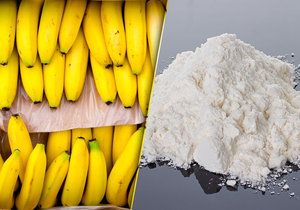 Kokain v bednách od banánů