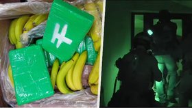 Za kokainem v krabicích s banány stál manažer Lidlu? Policie odhalila detaily o pašerácké skupině.
