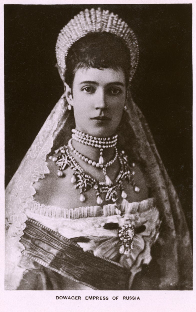 Slavný Kokošník královny Alexandry. Marie Sofie Dánská byla dánská princezna a jako manželka cara Alexandra III. ruská carevna Marie Fjodorovna.