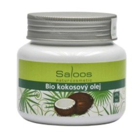 Bio kokosový olej Saloos, 249 Kč (250 ml). Koupíte na www.folly.cz.