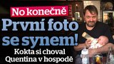 Hrdý taťka Kokta od Ornelly kojil syna 