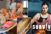 Ornella v Survivoru: Kokta zůstal na tři děti sám! Po pár dnech už padá únavou