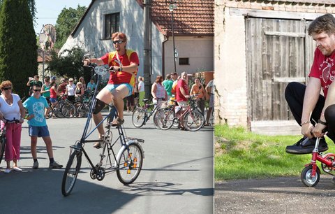 Kutil Martin Zehnal (42) vyrábí kuriózní bicykly: Tak se jezdí na spermii!