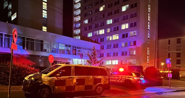 Tragédie na pražské koleji: Dívka zemřela po pádu z budovy