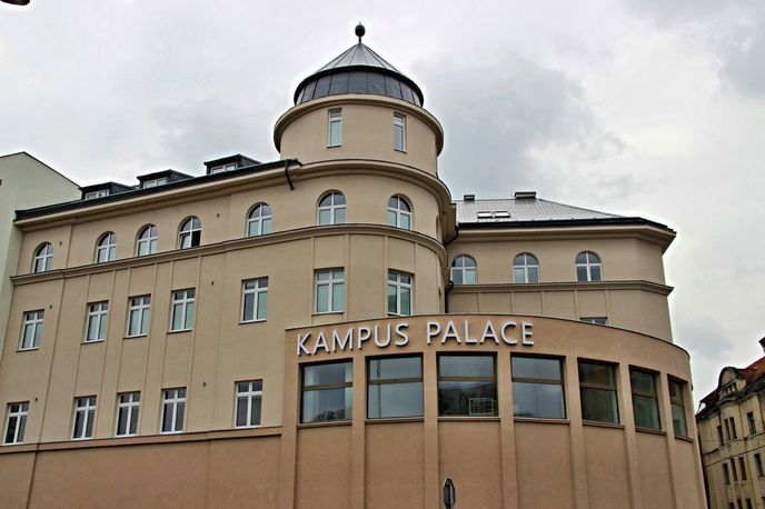 Vysokoškolské koleje Kampus Palace v Ostravě