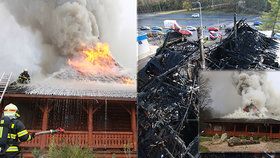 Obrovský požár oblíbené restaurace na cestě z Prahy do Mladé Boleslavi má již svého obviněného.