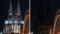 V Kolíně nad Rýnem se kvůli úsporám energií vypíná nasvícení slavné katedrály svatého Petra.
