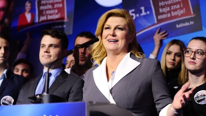 Chorvatská prezidentka Kolinda Grabarová-Kitarovičová