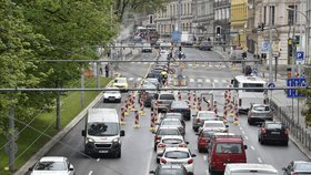 Kvůli opravě v ulici Koliště je Brno ještě více neprůjezdné než obvykle.