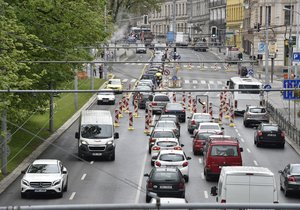 Kvůli opravě v ulici Koliště je Brno ještě více neprůjezdné než obvykle.