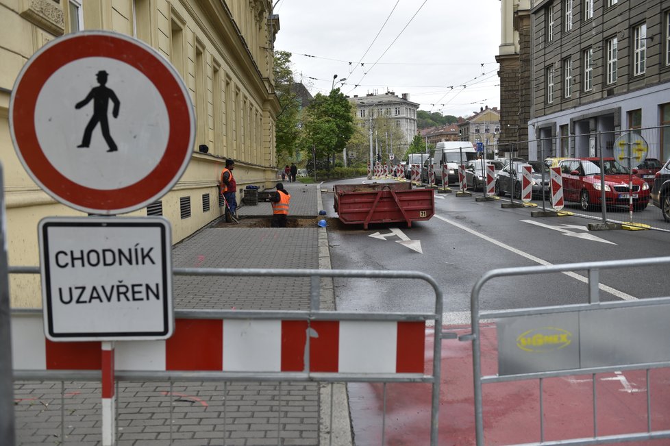 Kvůli opravě v ulici Koliště je Brno ještě více neprůjezdné než obvykle.