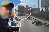 Jménem zákona foukám: Nemotorný cyklista narazil do náklaďáku, měl tři promile v krvi!