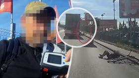 Cyklista po nehodě nadýchal tři promile.