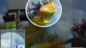Vteřiny hrůzy na pouti v Texasu: Tříletá holčička vyklouzla z atrakce, létala vzduchem a skončila několik metrů daleko!