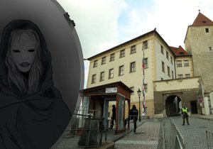 Kolem Černé věže na Pražském hradě se údajně jeden čas ochomýtala podivná ženština, k níž se vžilo označení Kolozubá. Hlásný se kvůli ní pomátl na rozumu.