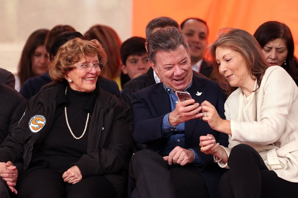 Kolumbijský prezident Juan Manuel Santos