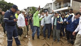 Záplavy a sesuvy půdy si v Kolumbii vyžádaly přes 200 lidských životů, úřady se obávají, že číslo ještě poroste