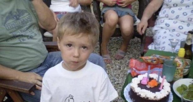 Tehdy tříletý Davídek v roce 2006 dva dny před tragédií.