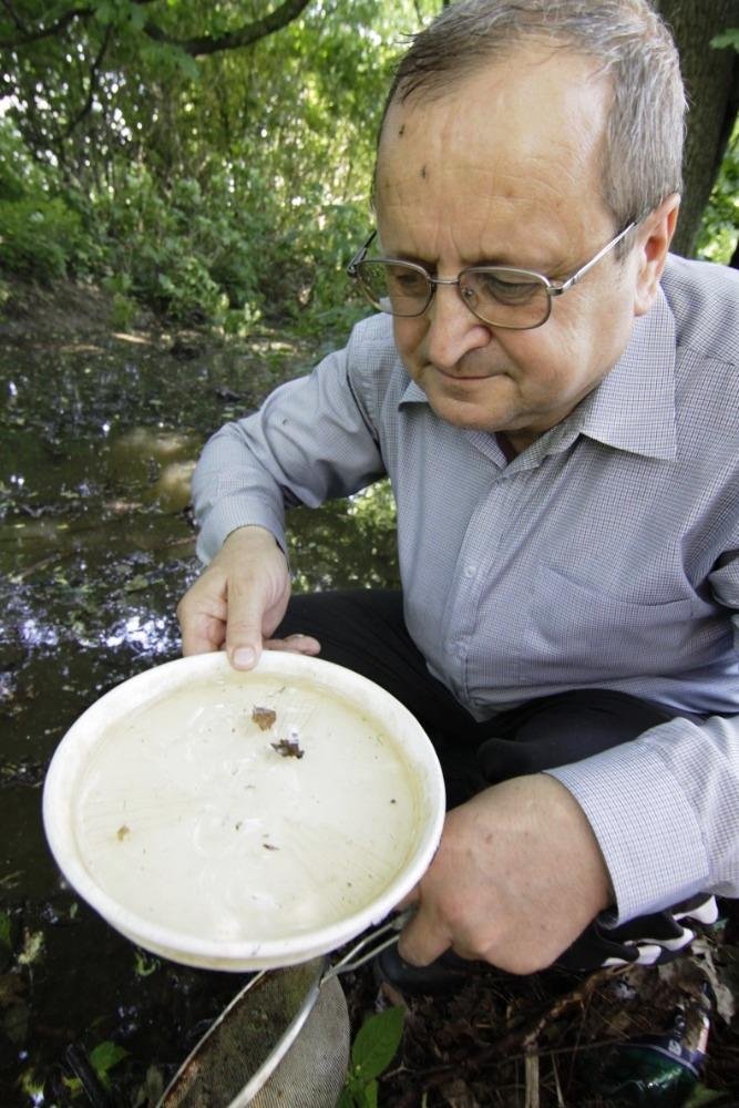 Komárolog Oldřich Šebesta.